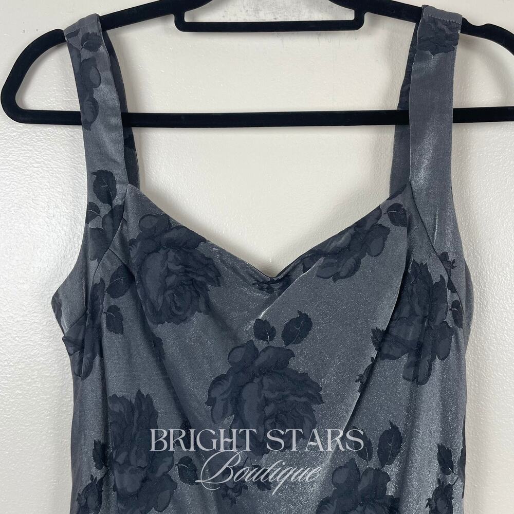 Rare Floral Maxi Dress Alt ASO Rachel Green Friends Floral Sleeveless Vintage - Picture 6 of 8